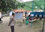 Kapolres Bangka Barat Cek Personil Pam TPS Pastikan Pengamanan Siap Siaga
