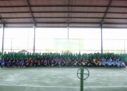 Semarak Hari Ibu Ke-96 : Persit KCK Koorcabrem 045 PD ll/Swj Gelar Lomba Bola Volly