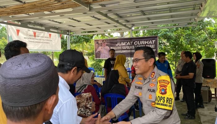 Kapolres Bangka Barat Pimpin Jumat Curhat Di Bali Desa Belo Laut