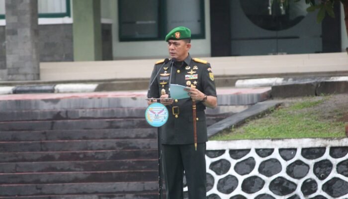 Korem 045/Gaya Gelar Upacara Peringatan Hari Juang TNI AD Ke-79 Tahun 2024
