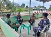 Sinergitas TNI-Polri dalam Hari Juang Kartika ke-79, Perkuat Kerja Sama Demi Keamanan Tempilang