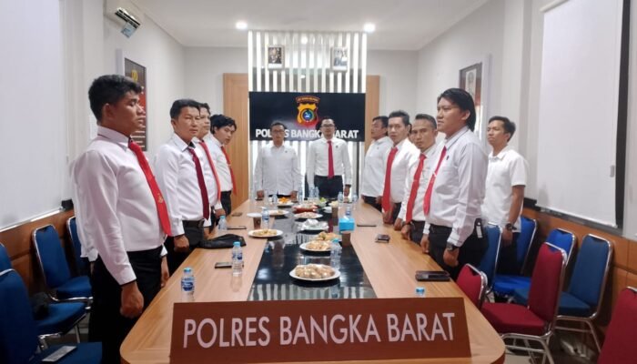 Hari Jadi ke-77 Fungsi Reserse, Polres Bangka Barat Gelar Sarasehan dan Syukuran Secara Daring