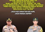 Kapolsek Kelapa Imbau Warga Hindari Balap Liar, Judi, dan Minuman Keras, Jaga Masa Depan Bersama