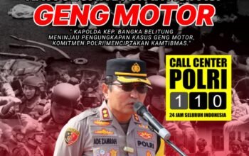 Kapolres Bangka Barat Tekankan Pencegahan dan Antisipasi Geng Motor Dalam Apel Pagi