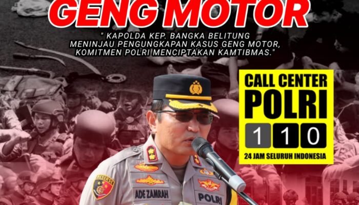 Kapolres Bangka Barat Tekankan Pencegahan dan Antisipasi Geng Motor Dalam Apel Pagi