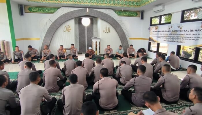 Polres Bangka Barat Gelar Isra Miraj,Penguatan Iman Dan Silahturahmi