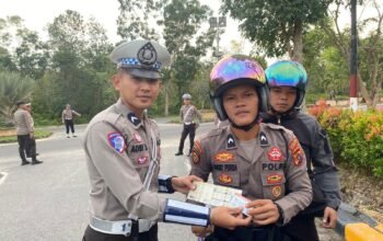Ops Keselamatan Menumbing 2025,Bersama Propam, Satlantas Polres Bangka Barat Razia Kendaraan Anggota