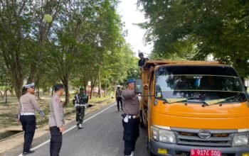 Razia Gabungan Dalam Rangka Ops Keselamatan Menumbing 2025