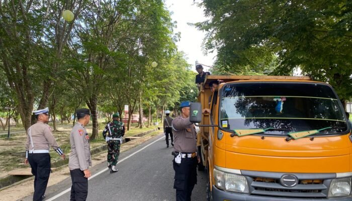 Razia Gabungan Dalam Rangka Ops Keselamatan Menumbing 2025