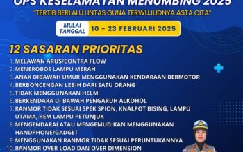 Polres Bangka Barat Gelar Ops Keselamatan Menumbing 2025