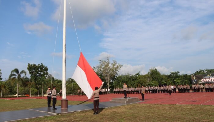 Polres Bangka Barat Gelar Upacara Hari Kesadaran Nasional
