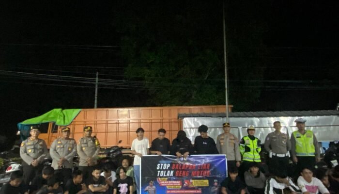 Polres Bangka Barat Laksanakan KRYD Guna Antisipasi Geng Motor
