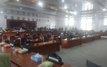 DPRD Kabupaten Bangka menggelar Rapat Paripurna Penyampaian Raperda Triwulan I