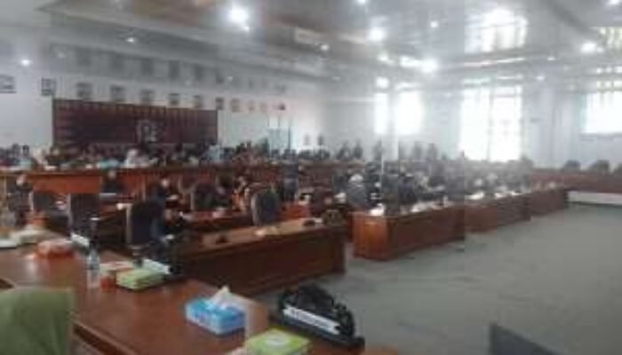 DPRD Kabupaten Bangka menggelar Rapat Paripurna Penyampaian Raperda Triwulan I