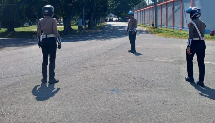 Sat Lantas Polres Bangka Barat Laksanakan Giat Patroli