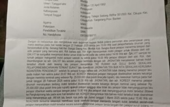 Fitri Jadi Korban Perampasan dan Pencurian Kendaraan oleh Oknum Dept Kolektor Lesing ADIRA Bertanggungjawab
