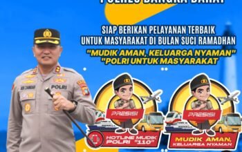 Polres Bangka Barat Beri Layanan Pengaduan 110 bagi Warga Selama Mudik