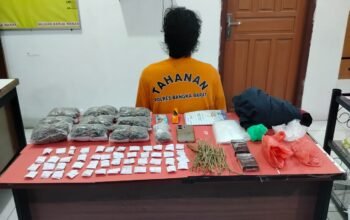 Sat Resnarkoba Polres Bangka Barat Ringkus Pelaku Tindak Pidana Narkotika