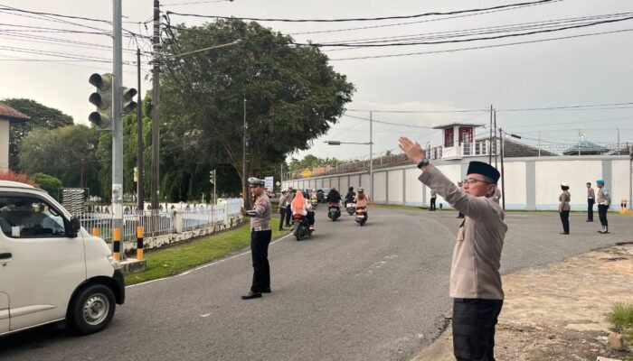 Mudik Aman Keluarga Nyaman,Kapolres Bangka Barat Beri Himabauan Para Pemudik