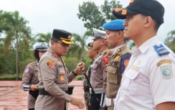 Kapolres Bangka Barat Pimpin Apel Gelar Pasukan Ops Ketupat Menumbing 2025