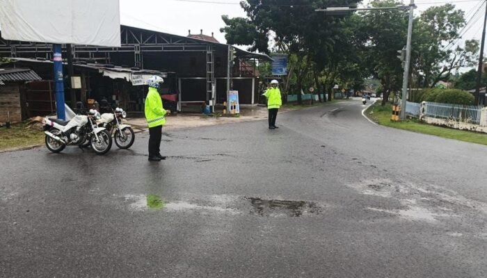 Sat Lantas Polres Bangka Barat Rutin Laksanakan Patroli