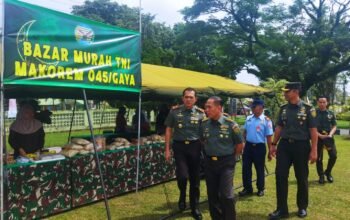Korem 045/Gaya Gelar Bazar Murah Serentak