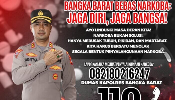 AKBP Pradana : Bangka Barat Harus Bebas dari Narkoba