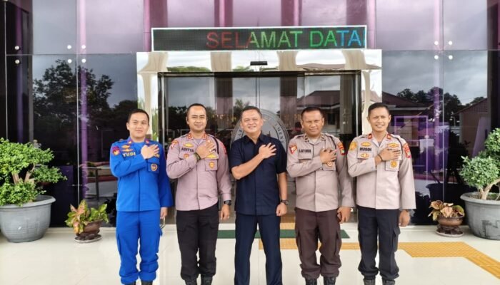 AKBP Pradana Aditya Lakukan Kunjungan Kerja ke DPRD dan Pengadilan Negeri Mentok