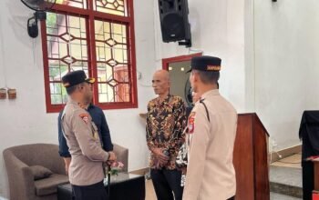 Kapolres Bangka Barat Tinjau Langsung Pengamanan Ibadah Paskah di Gereja GPIB Bethesda Muntok