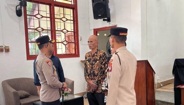 Kapolres Bangka Barat Tinjau Langsung Pengamanan Ibadah Paskah di Gereja GPIB Bethesda Muntok