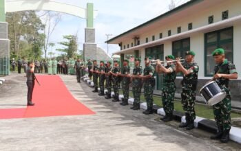 Pangdam ll/Sriwijaya Ujang Darwis Kunjungi Makorem 045/Gaya