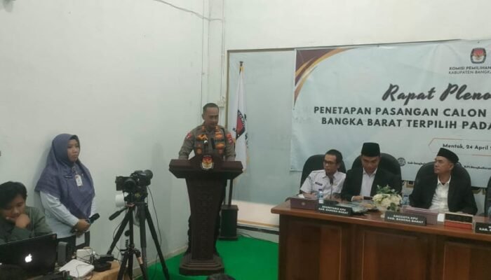 Kapolres Bangka Barat Tegaskan Komitmen Polri Kawal Pemerintahan Baru dan Apresiasi Pilkada Damai