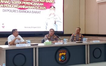 Itwasda Polda Kep. Babel Laksanakan Audit Kinerja Tahap I di Polres Bangka Barat