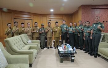 Danrem 045/Gaya Silaturahmi Kepada Gubernur Kepulauan Bangka Belitung