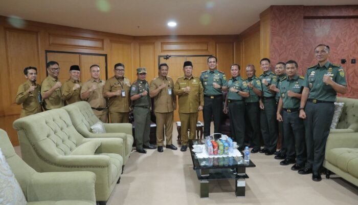 Danrem 045/Gaya Silaturahmi Kepada Gubernur Kepulauan Bangka Belitung