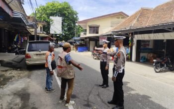 Satlantas Polres Bangka Barat Gelar Sosialisasi 12 Gerakan Lalu Lintas