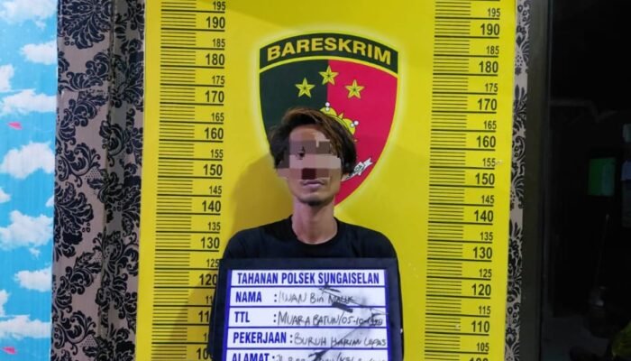 SEMPAT BURON SELAMA 6 BULAN, PELAKU CURAT DITANGKAP POLSEK SUNGAISELAN DI AIR SUGIHAN OKI SUMSEL