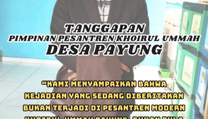 Pesanteran Khoirul Ummah Payung Klarifikasi Isu Dugaan Pencabulan
