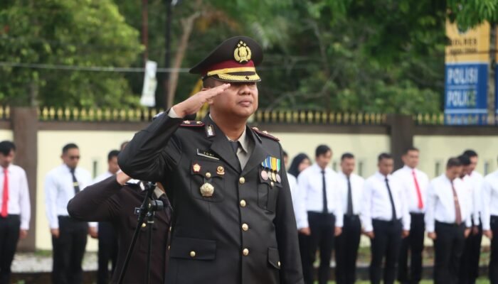 Polres Bangka Tengah Gelar Upacara Peringatan Hari Lahir Pancasila Tahun 2025