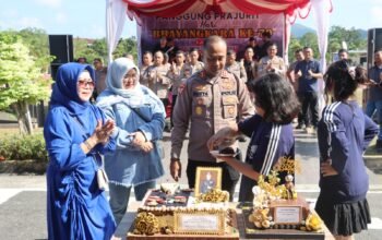 Momen Haru dan Kejutan Ulang Tahun, Kapolres Bangka Barat di Tengah Semarak Panggung Prajurit