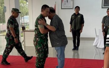 Pengusaha Muda Bangka Herman Fu Sambut Kedatangan Pangdam II/Sriwijaya Mayjen TNI Ujang Darwis