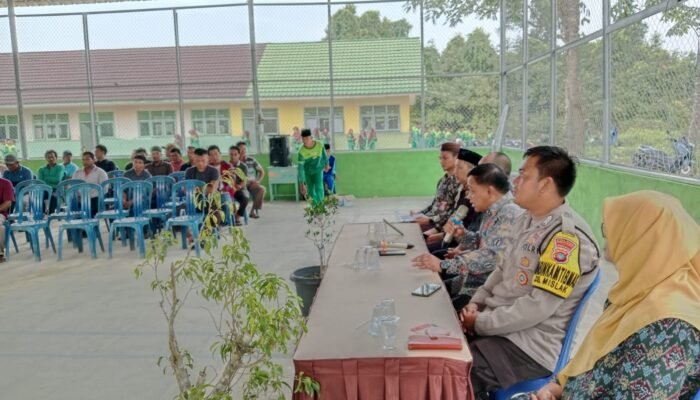 Polsek Jebus Beri Penyuluhan Bahaya Narkoba dan Bullying kepada Santri MTSN 2 Bangka Barat