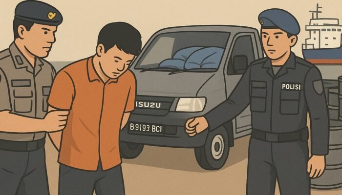 Sehari Kapolda Baru Datang, Oknum Ditpolairud Babel Ketahuan Selundupkan 2 Ton Timah ‎