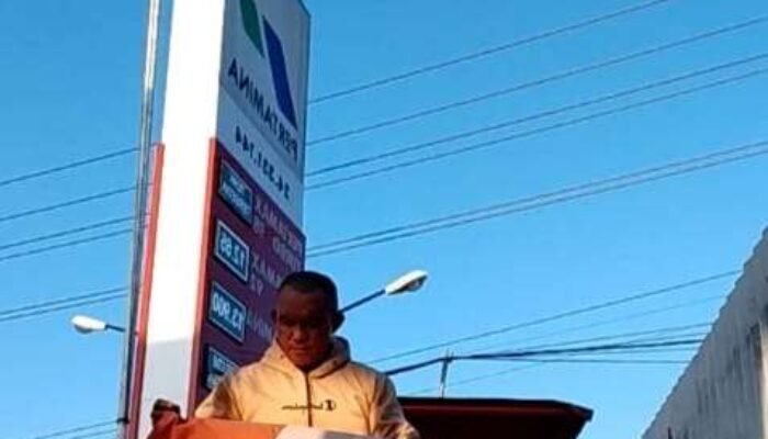 SPBU 24.331124 Kampak Melanggar Pasal 66 UU No 24 Tahun 2009 diduga Lalai Mengabaikan Simbol Negara