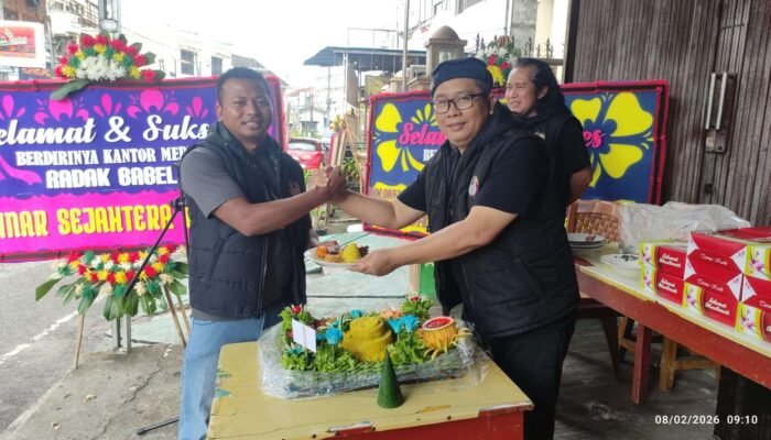 Peresmian Kantor Radak Babel, Bang Doi Tegaskan Komitmen Jurnalisme Investigatif