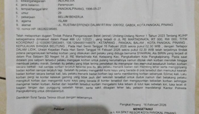 Mery.Minta Tim Naga Harus Mengambil Tindakan Cepat Agar Birin Segera di Kurung