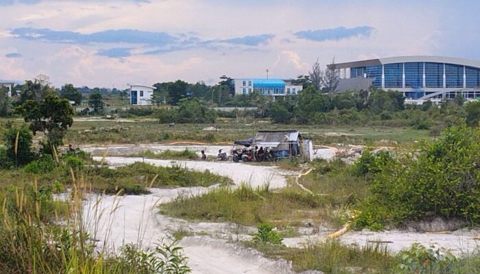 Pak Kapolda Lapor Diduga Program Penghijauan Forkompinda Babel di Bandara di Hajar Tambang
