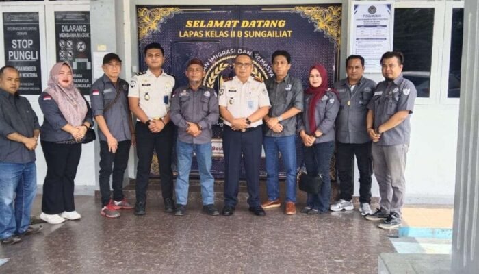 DPD PJS Babel Sambangi Lapas Bukit Semut Untuk Mendorong Keterbukaan Informasi Publik